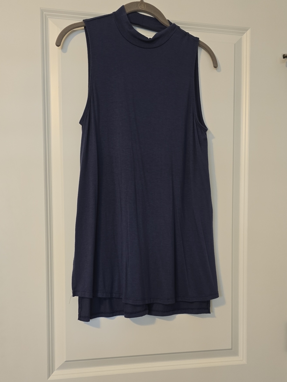 Express Navy Sleeveless Mock Neck Tank/Tunic Size XS